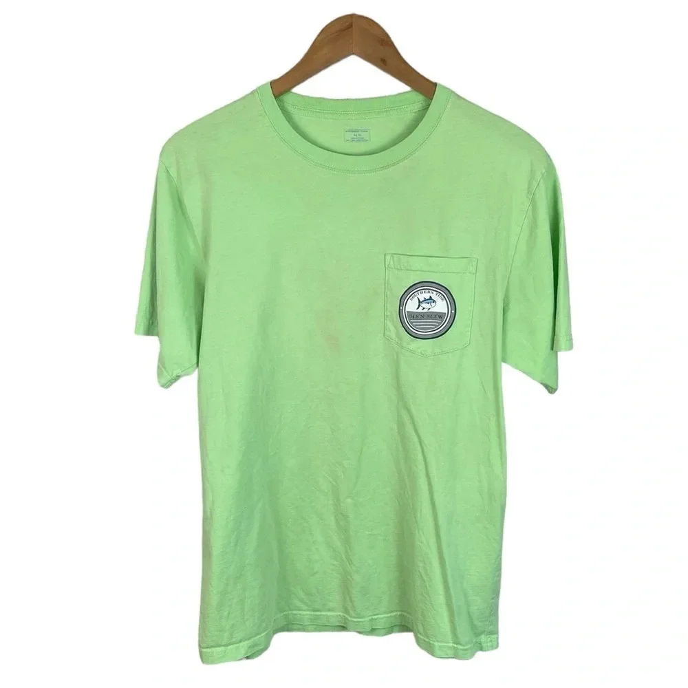 TS929 Men’s Southern Tide Preppy Pocket Beach T Shirt M